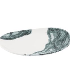 Churchill Inked Tide Opal Plates Black 210mm 12 Pack (JN127)