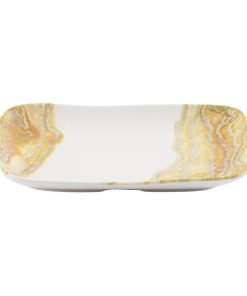 Churchill Inked Tide Natural Deep Trays Gold 260x180mm 6 Pack (JN135)