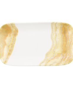 Churchill Inked Tide Natural Deep Trays Gold 260x150mm 6 Pack (JN136)