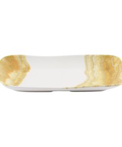 Churchill Inked Tide Natural Deep Trays Gold 220x130mm 6 Pack (JN137)