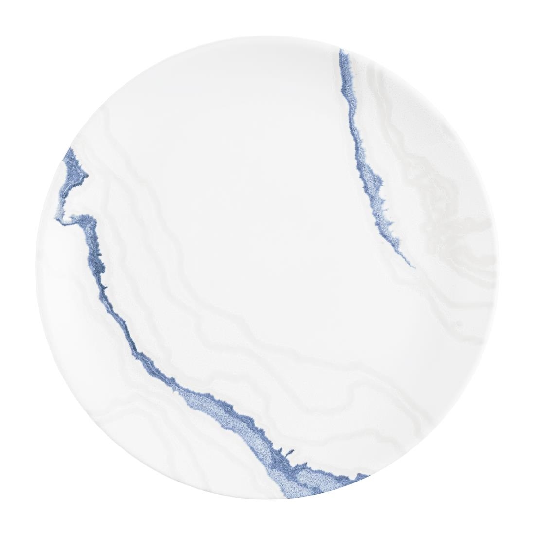 Churchill Tide Accents Evolve Coupe Plates Blue 288mm 12 Pack (JN138)