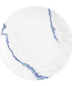 Churchill Tide Accents Evolve Coupe Plates Blue 165mm 12 Pack (JN139)