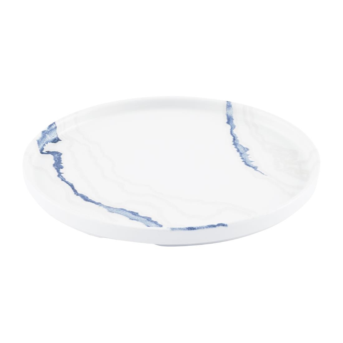 Churchill Tide Accents Walled Plates Blue 260mm 6 Pack (JN141)