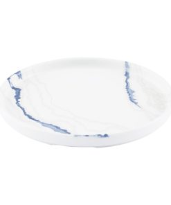 Churchill Tide Accents Walled Plates Blue 210mm 6 Pack (JN142)