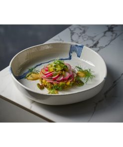 Churchill Tide Accents Walled Bowls Blue 200mm 6 Pack (JN144)