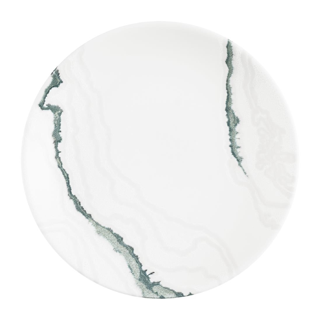 Churchill Tide Accents Evolve Coupe Plates Green 165mm 12 Pack (JN146)