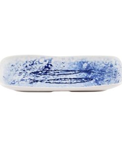 Churchill Inked Fresco Natural Deep Trays Blue 260x150mm 6 Pack (JN161)
