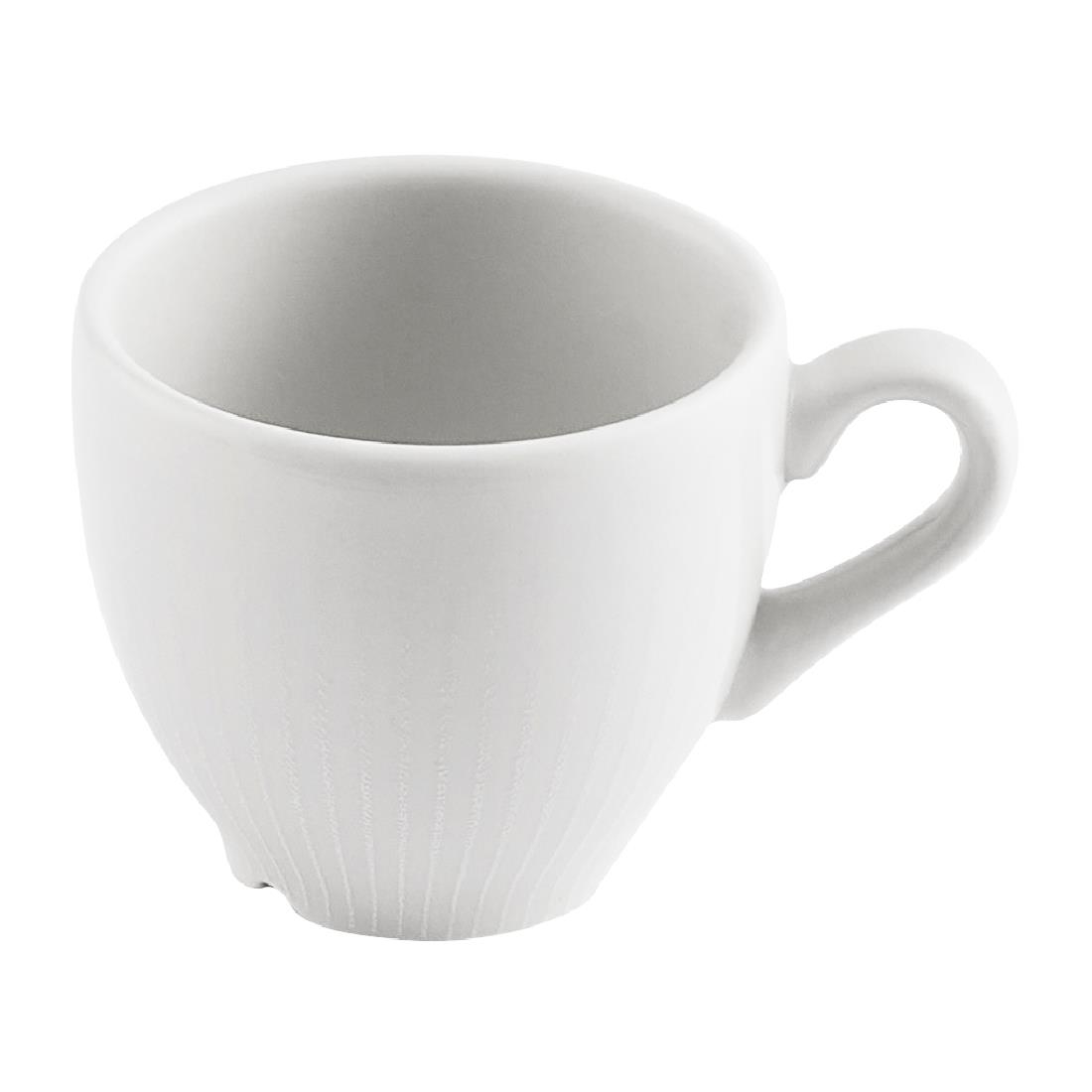 Churchill Era White Cafe Espresso Cups 100ml 12 Pack (JN170)