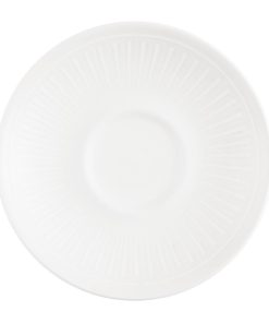Churchill Era White Cafe Espresso Saucers 118mm 12 Pack (JN172)