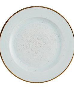 Churchill Stonecast Profile Rimmed Plates Duck Egg Blue 276mm 12 Pack (JN183)