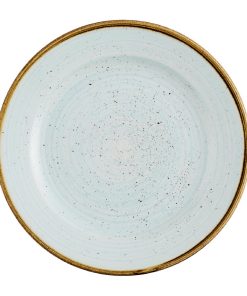 Churchill Stonecast Profile Rimmed Plates Duck Egg Blue 170mm 12 Pack (JN187)