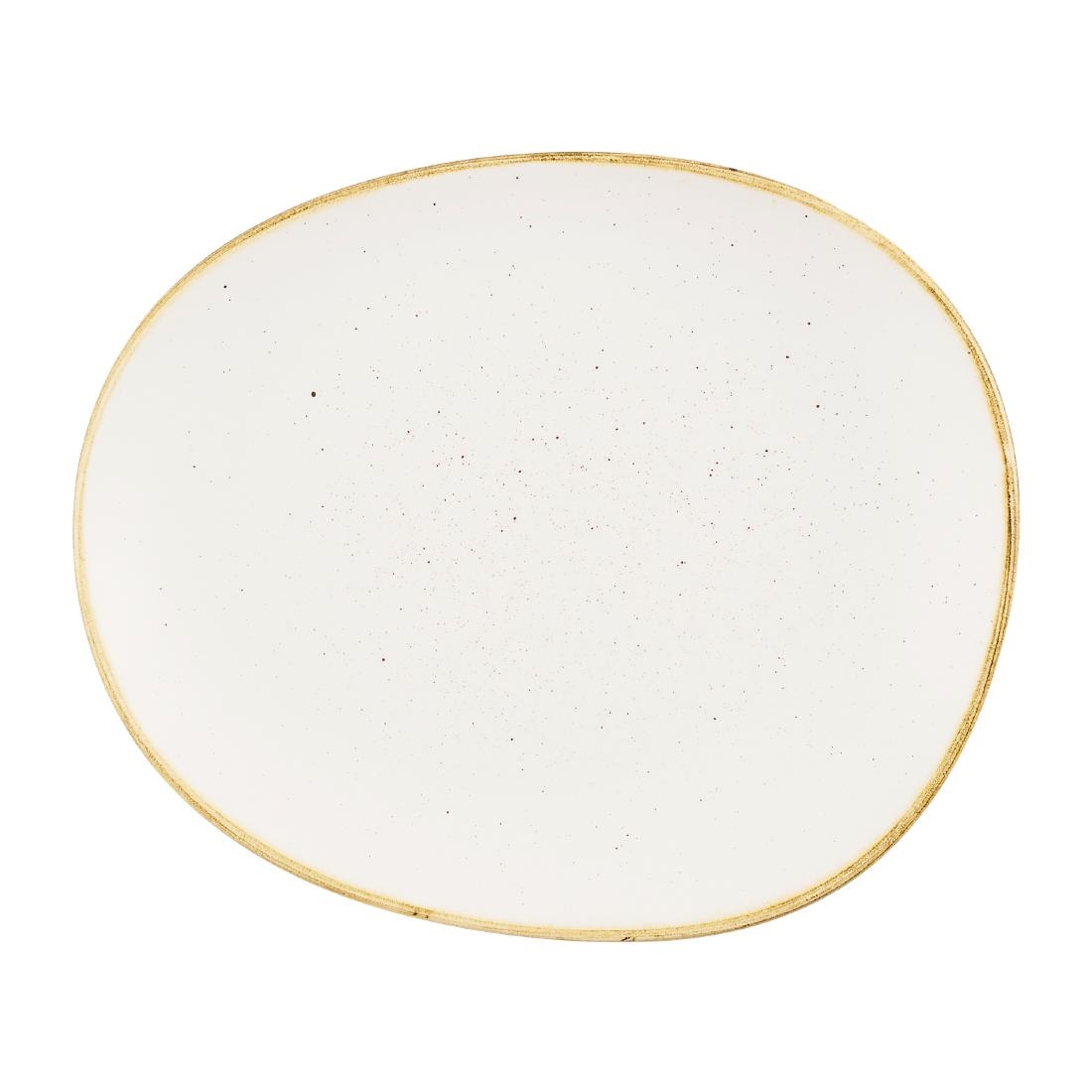 Churchill Stonecast Opal Plates Barley White 185mm 12 Pack (JN192)