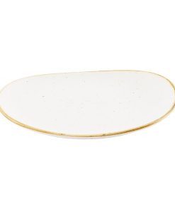 Churchill Stonecast Opal Plates Barley White 185mm 12 Pack (JN192)