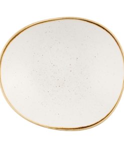 Churchill Stonecast Opal Bowls Barley White 230mm 12 Pack (JN193)