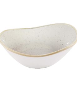 Churchill Stonecast Opal Bowls Barley White 150mm 12 Pack (JN194)