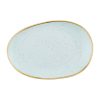 Churchill Stonecast Opal Platters Duck Egg Blue 345x235mm 6 Pack (JN195)