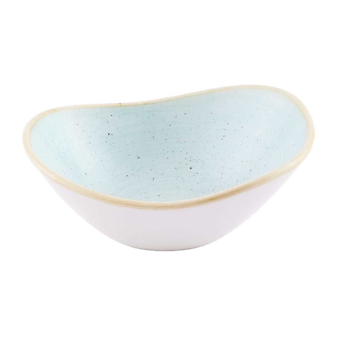 Churchill Stonecast Opal Bowls Duck Egg Blue 150mm 12 Pack (JN201)