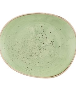 Churchill Stonecast Opal Plates Sage Green 185mm 12 Pack (JN206)