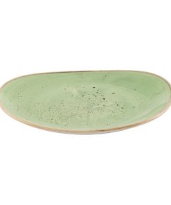 Churchill Stonecast Opal Plates Sage Green 185mm 12 Pack (JN206)