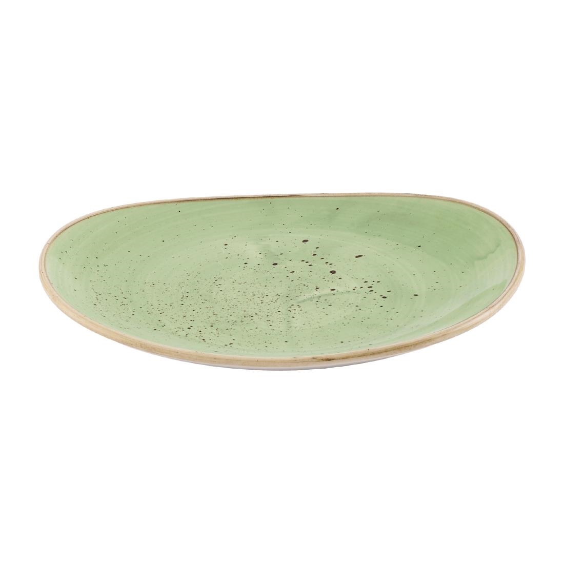 Churchill Stonecast Opal Plates Sage Green 185mm 12 Pack (JN206)