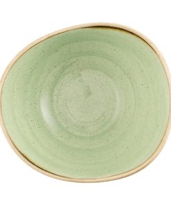 Churchill Stonecast Opal Bowls Sage Green 150mm 12 Pack (JN208)