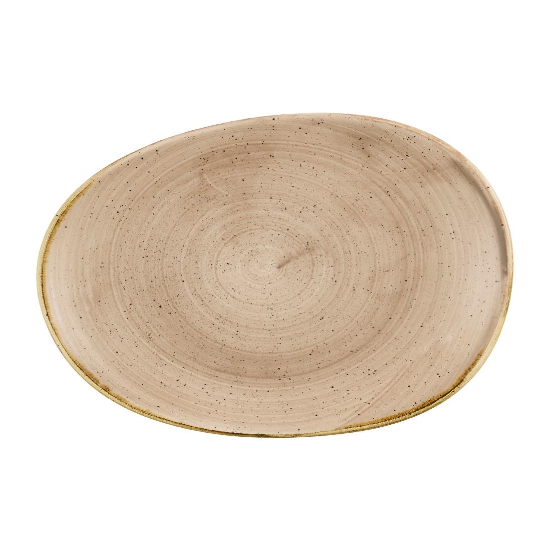 Churchill Stonecast Opal Platters Truffle 345x235mm 6 Pack (JN209)