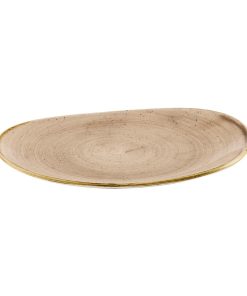 Churchill Stonecast Opal Platters Truffle 345x235mm 6 Pack (JN209)