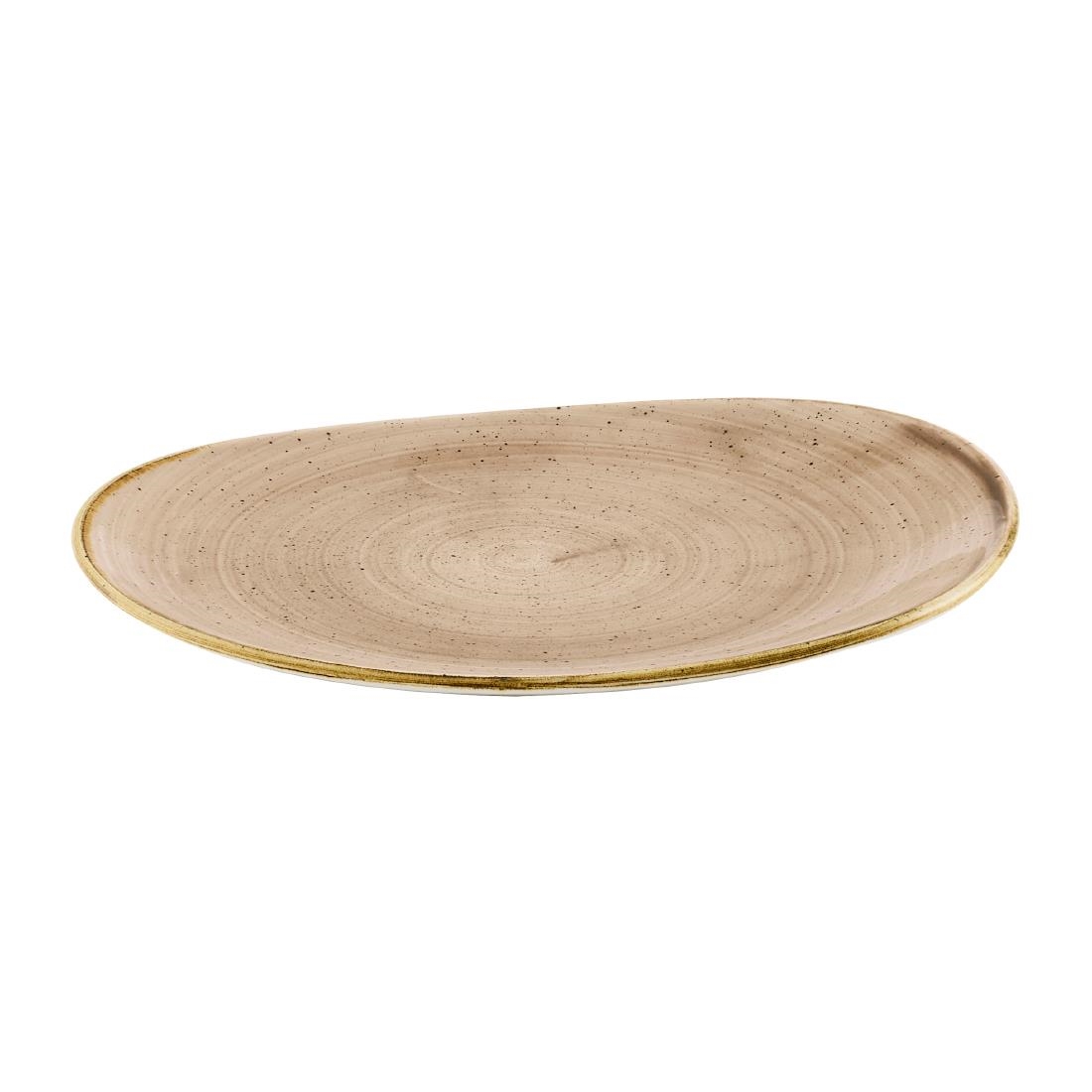Churchill Stonecast Opal Platters Truffle 345x235mm 6 Pack (JN209)