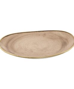 Churchill Stonecast Opal Plates Truffle 260mm 12 Pack (JN211)