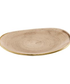Churchill Stonecast Opal Plates Truffle 185mm 12 Pack (JN213)
