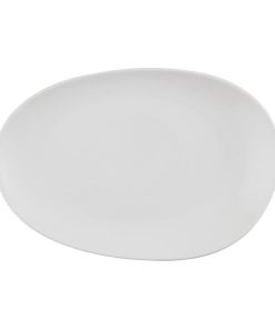 Churchill Opal Platters White 345x235mm 6 Pack (JN216)