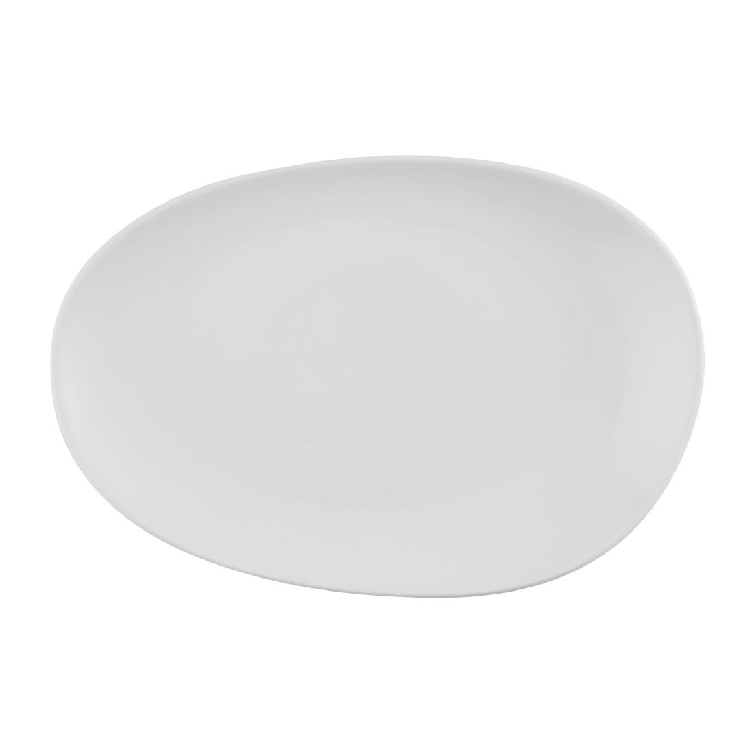 Churchill Opal Platters White 345x235mm 6 Pack (JN216)