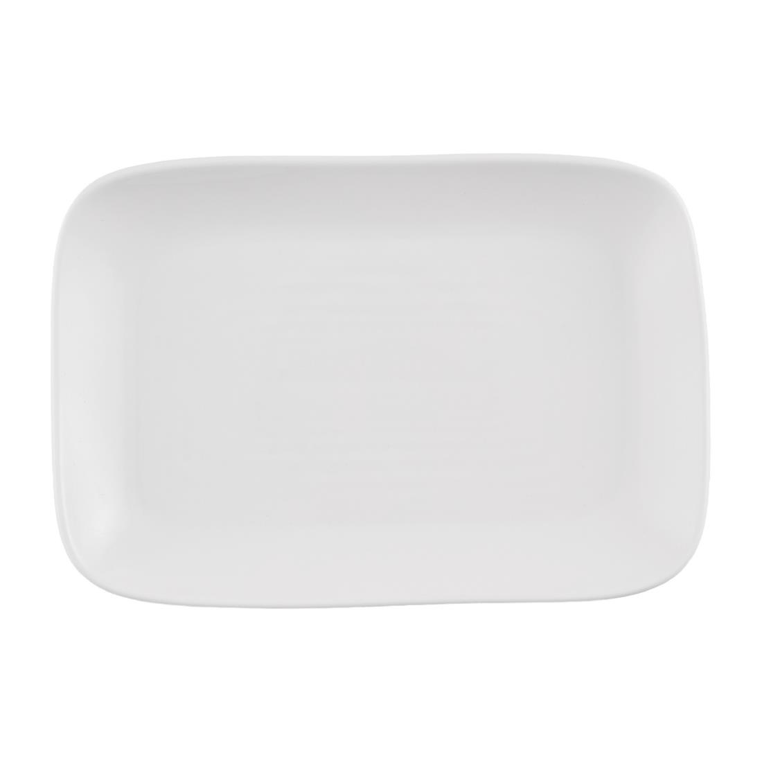 Churchill Envisage Natural Deep Trays White 260x180mm 6 Pack (JN223)