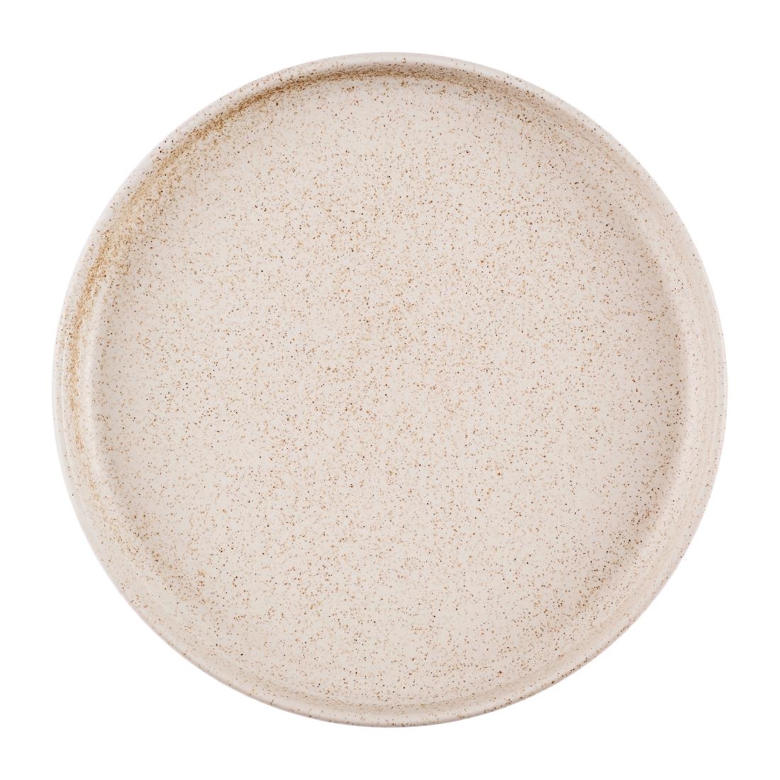 Churchill Emerge Walled Plates Speckled White 260mm 6 Pack (JN226)