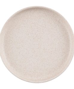 Churchill Emerge Walled Plates Speckled White 210mm 6 Pack (JN227)