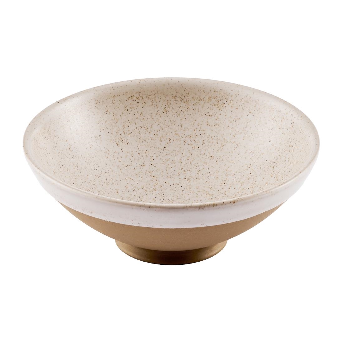 Churchill Emerge Ramen Bowls Speckled White 200mm 6 Pack (JN230)