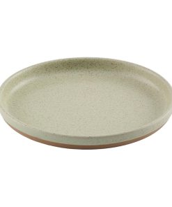 Churchill Emerge Walled Plates Speckled Green 210mm 6 Pack (JN235)