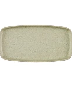 Churchill Emerge Oblong Trays Speckled Green 300x147mm 6 Pack (JN236)