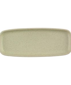 Churchill Emerge Oblong Trays Speckled Green 251x100mm 6 Pack (JN237)
