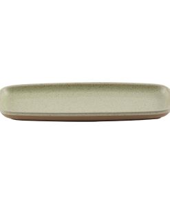 Churchill Emerge Oblong Trays Speckled Green 251x100mm 6 Pack (JN237)