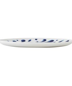 Steelite Messina Oval Coupe Plates Blue 202.5mm 12 Pack (VV5180)