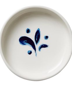 Steelite Messina Round Stacking Trays Blue 102.5mm 12 Pack (VV5184)