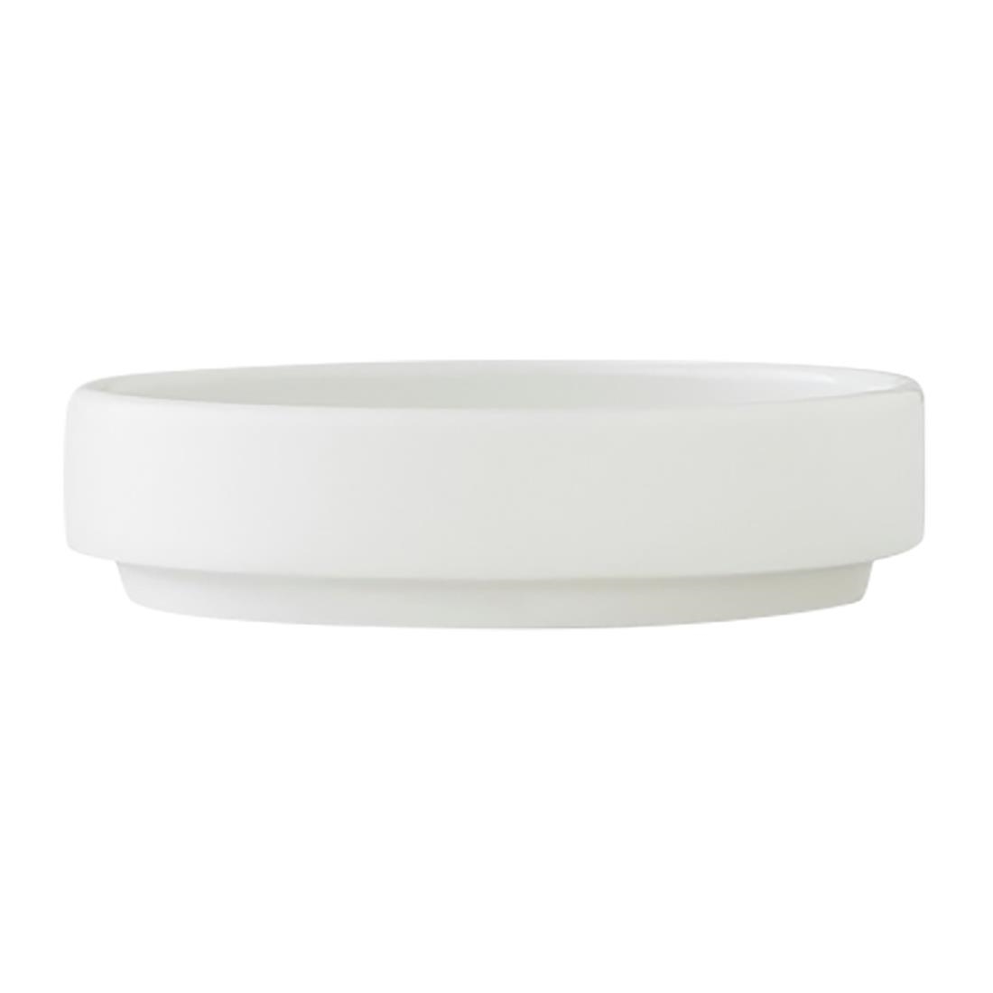 Steelite Messina Round Stacking Trays Blue 102.5mm 12 Pack (VV5184)