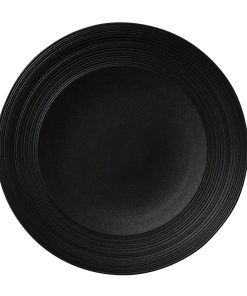 Steelite Concorde Coupe Plates Noir 280mm 12 Pack (VV5242)