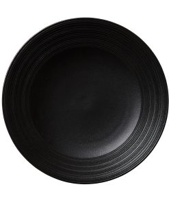 Steelite Concorde Coupe Plates Noir 230mm 12 Pack (VV5244)