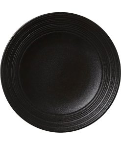 Steelite Concorde Coupe Plates Noir 152.5mm 12 Pack (VV5246)