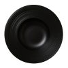Steelite Concorde Rim Pasta Bowls Noir 285mm 12 Pack (VV5247)
