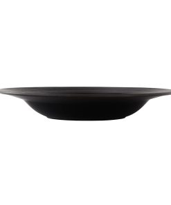 Steelite Concorde Rim Soup Plates Noir 240mm 12 Pack (VV5249)