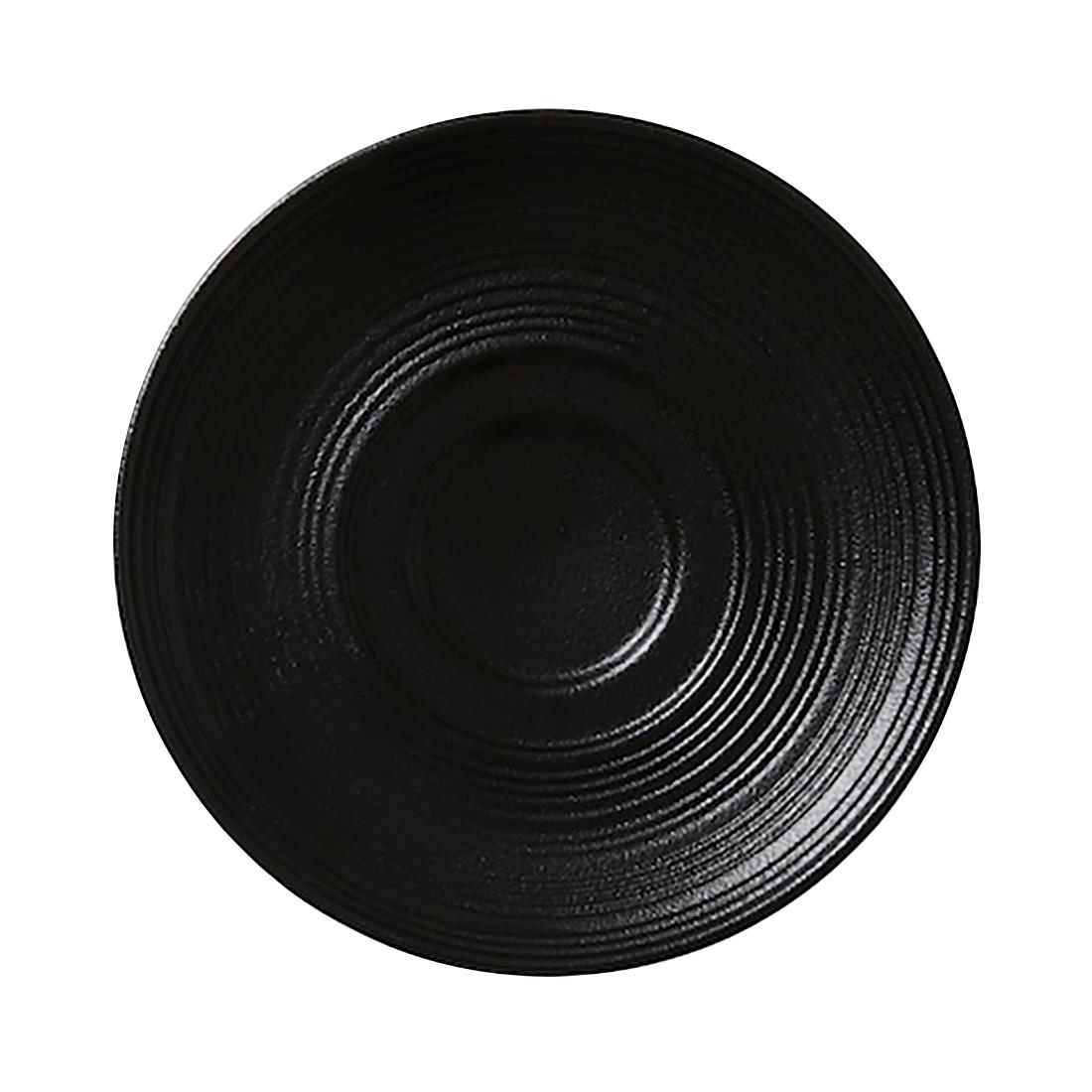 Steelite Concorde Saucers Noir 117.5mm 12 Pack (VV5252)