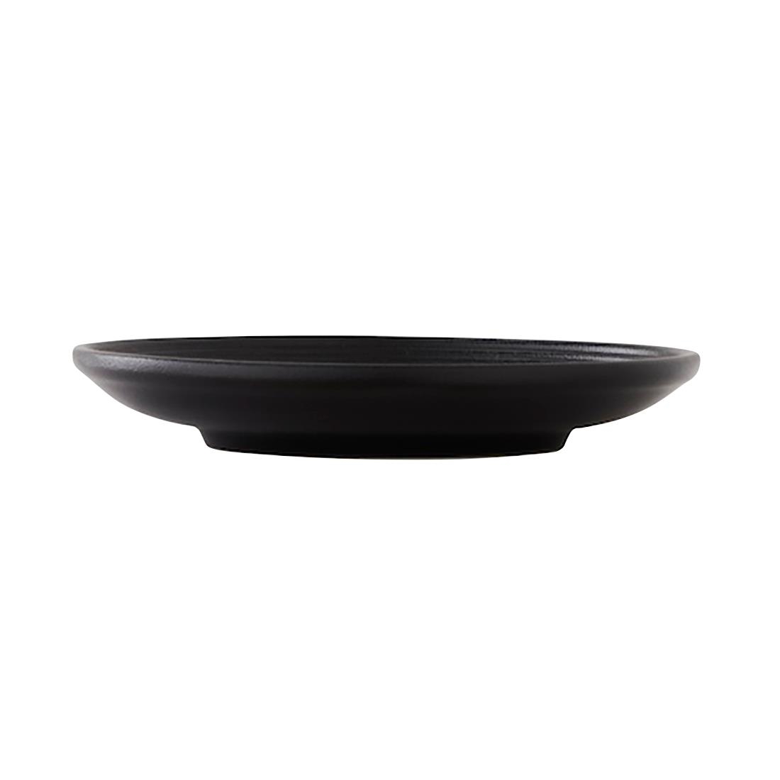 Steelite Concorde Saucers Noir 117.5mm 12 Pack (VV5252)